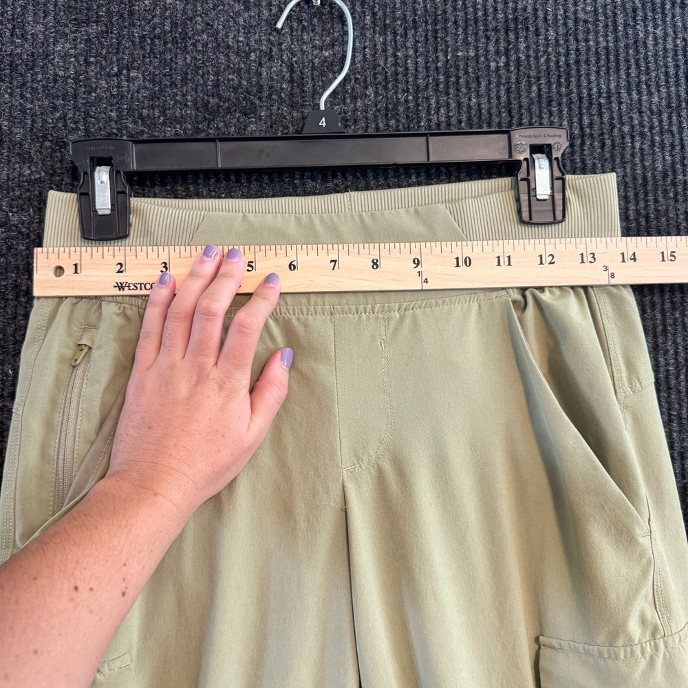 All in Motion Cargo Joggers Women XS Green Stretch Utility Hiking Pants - Picture 4 of 8